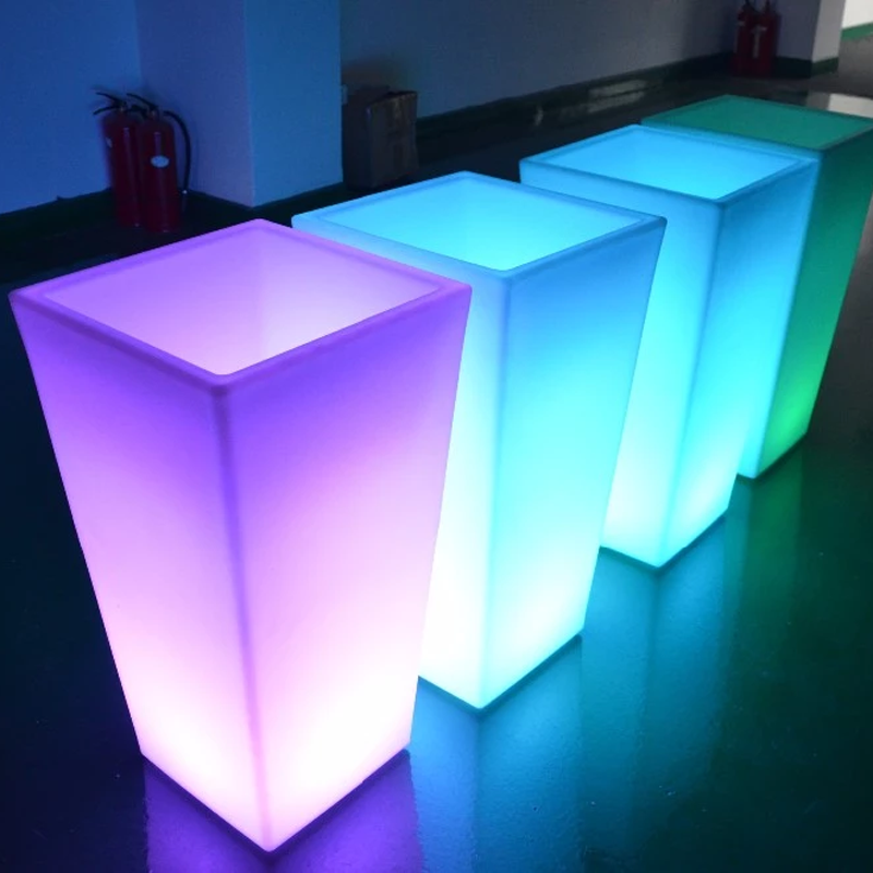 30″ Cordless – Illuminated LED Tapered Planter