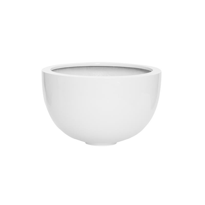 Bowl M Fiberglass Glossy White