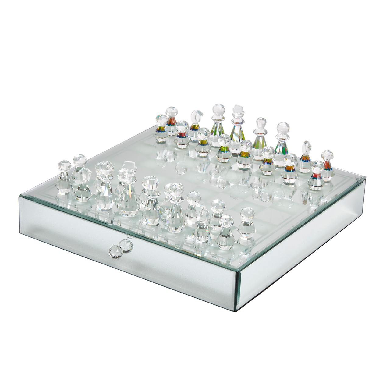CRYSTAL / MIRRORED CHESS SET